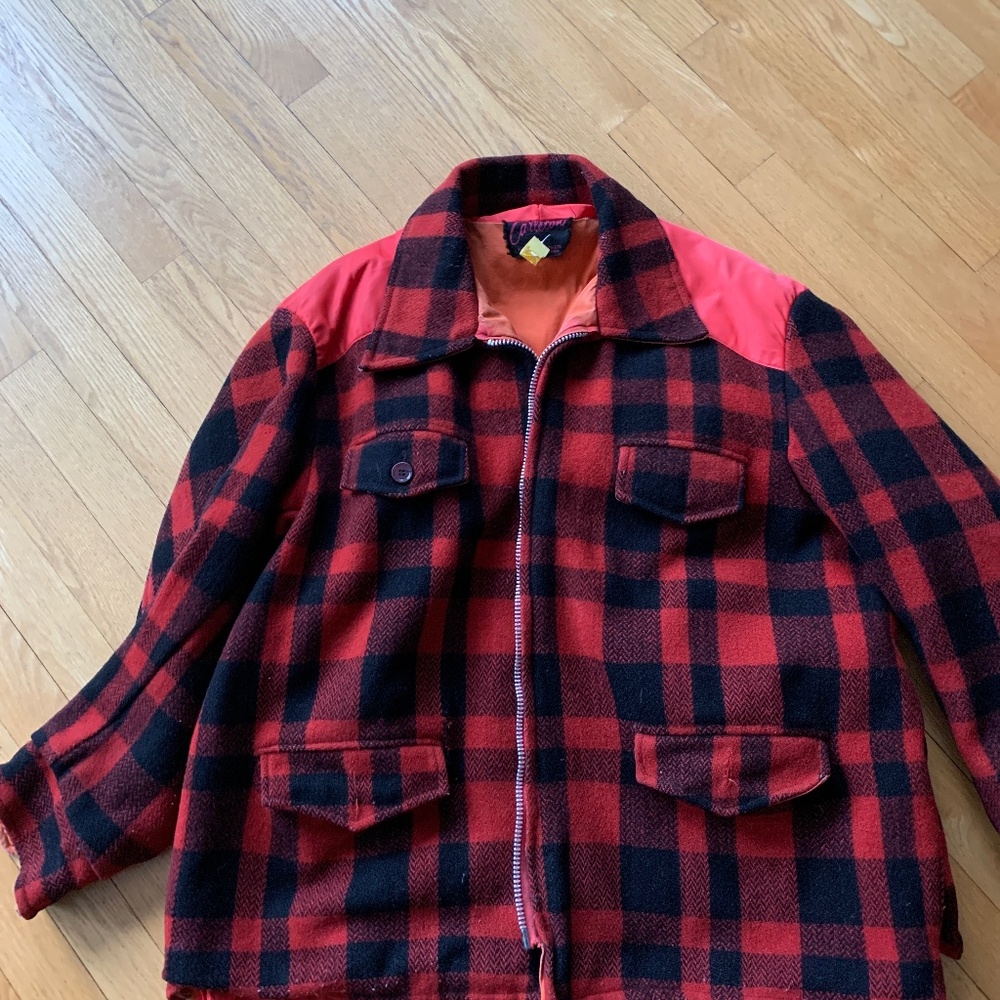 Retro hunting jacket made in Canada men’s size par